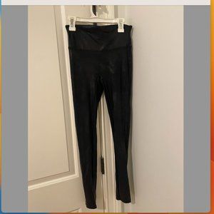 Faux Leather Spanx Leggings- Small